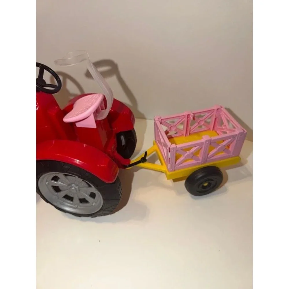 Barbie tractor and trailer